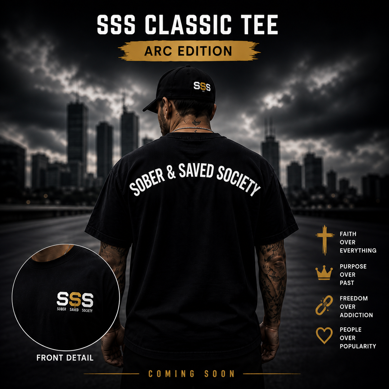 Sober and Saved Classic/OG the original tee